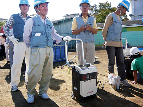 ガス式の発電機