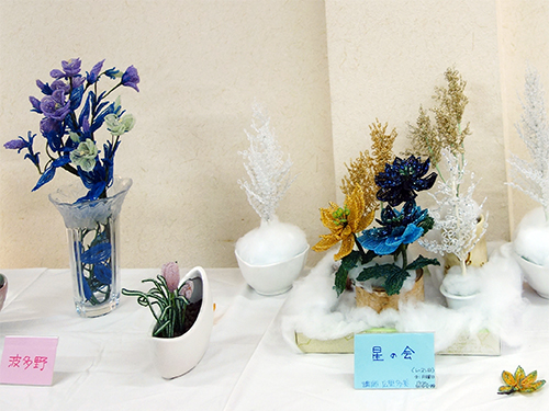 ビーズの花